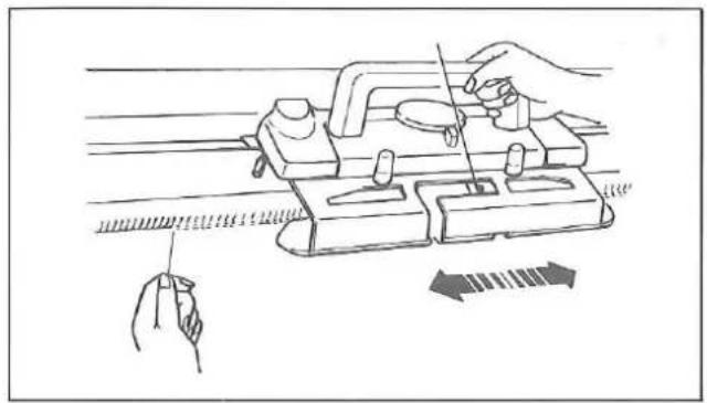 Silver Reed F-270 - SETTING CARRIAGE - 12