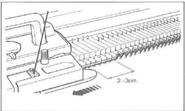 Silver Reed F-270 - SETTING CARRIAGE - 4