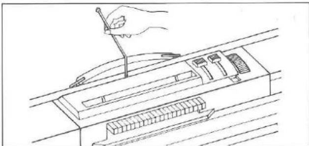 Silver Reed F-270 - STANDARD PUNCH CARDS FOR MAIN CARRIAGE - 1