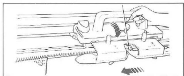 Silver Reed F-270 - If stitches are dropped or knitted incorrectly... - 6