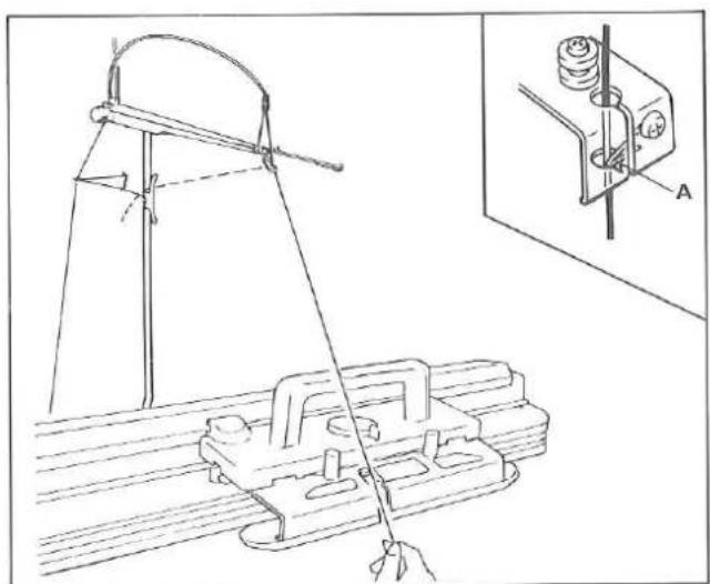 Silver Reed F-270 - NOTE FOR USING THE LACE CARRIAGE - 9