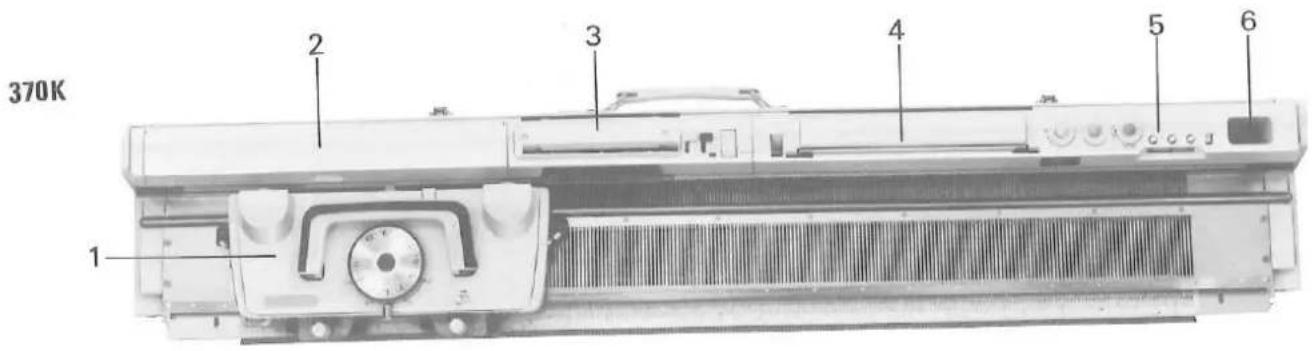 Silver Reed F-270 - SETTING UP THE KNITTER - 6