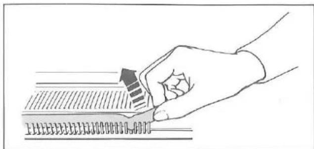 Silver Reed F-270 - SETTING UP THE KNITTER - 5