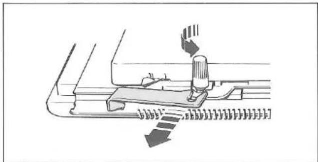 Silver Reed F-270 - SETTING UP THE KNITTER - 4
