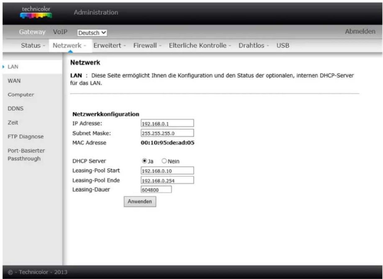 Technicolor TC7200.20 - LAN - 1