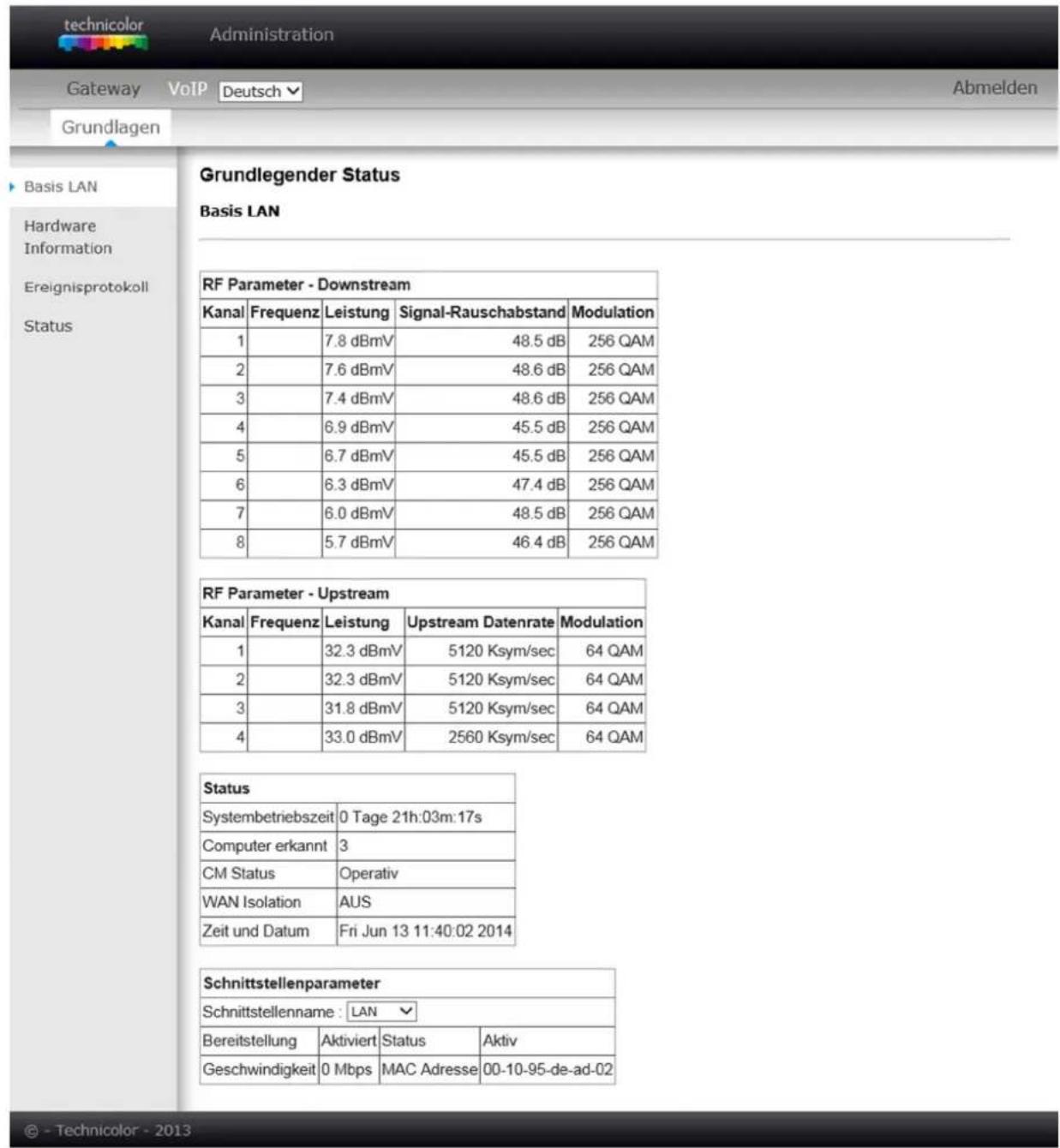 Technicolor TC7200.20 - Basis LAN - 1