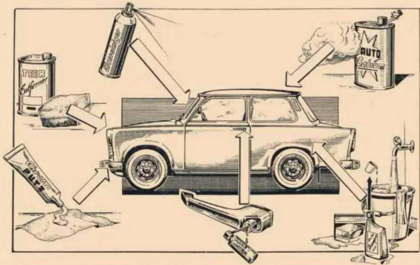 Trabant 601S (1988) - Karosserie- und Lackpflege (Bild 43) - 1