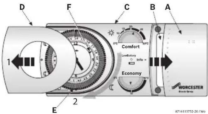 Worcester MT10RF - SETTING THE 24 HOUR CLOCK: - 2