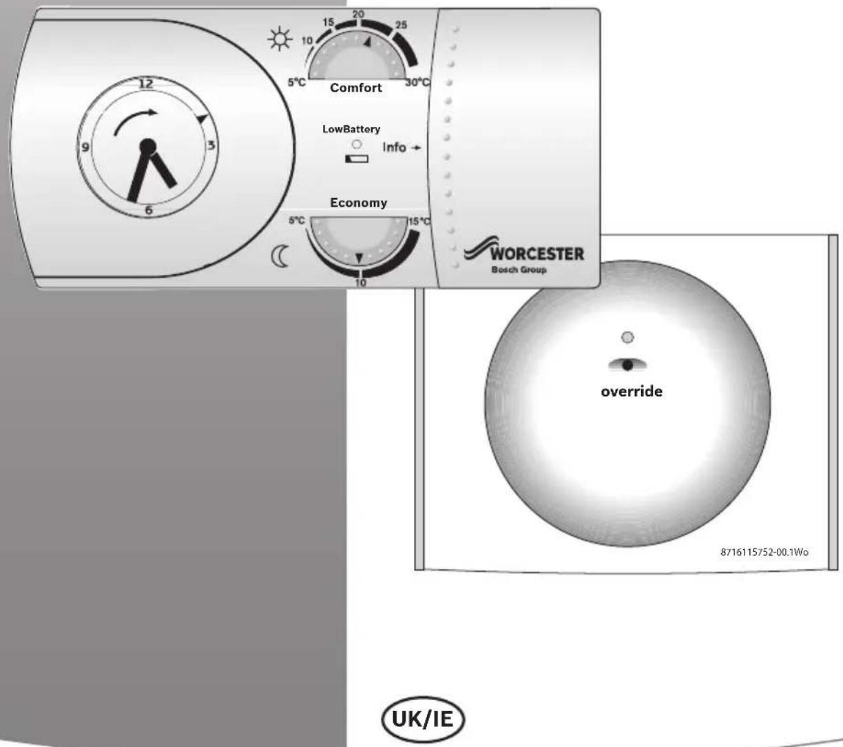 Worcester MT10RF - RF THERMOSTAT - 1