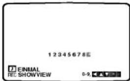 1 2 3 4 5 6 7 8 E EINIMAL REC SHOWVIEW 0-9 KAVDDI