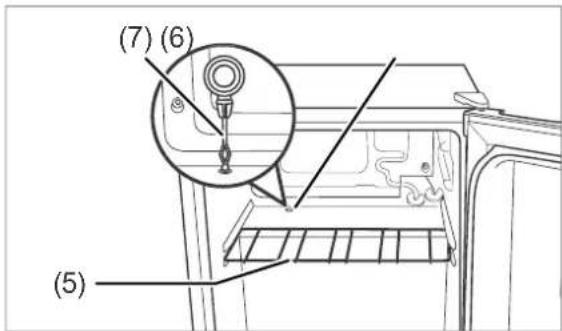 Hanseatic HMKS5144A2S - Cleaning the fridge compartment - 1