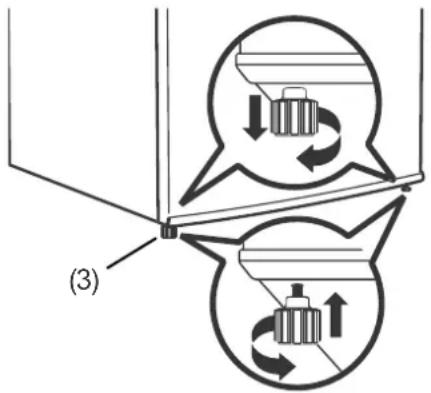 Hanseatic HMKS5144A2S - Setting up and aligning the appliance - 2