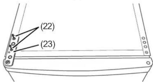 Hanseatic HMKS5144A1S - Changing the door hinges - 3