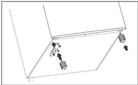Hanseatic HKS8555GA3I - Changing the door hinges - 11
