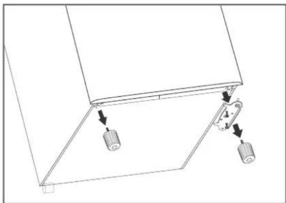 Hanseatic HKS8555GA3I - Changing the door hinges - 7