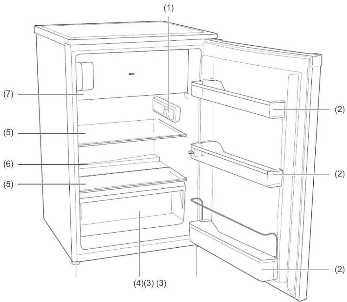 Hanseatic HKS8555GA3I - Appliance parts / control elements - 1