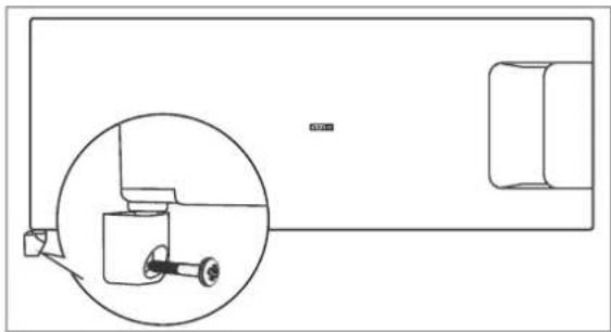 Hanseatic HKS8555GA2S - Unteres Scharnier umsetzen - 8