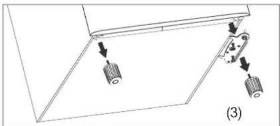 Hanseatic HKS8555A2 - Changing the lower hinge - 1