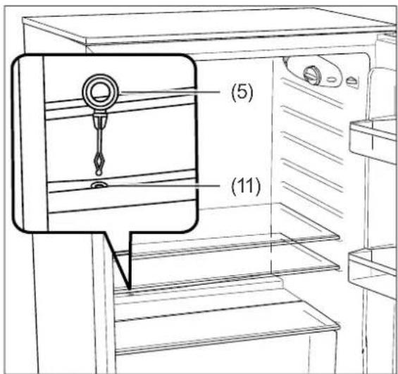 Hanseatic HKS8548A2 - Cleaning the fridge compartment - 1