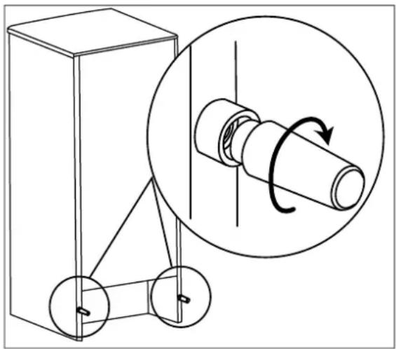Hanseatic HKS8548A2 - Setting up and aligning the appliance - 1