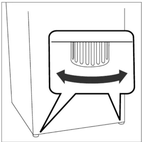 Hanseatic HKS8548A2 - Setting up and aligning the appliance - 2