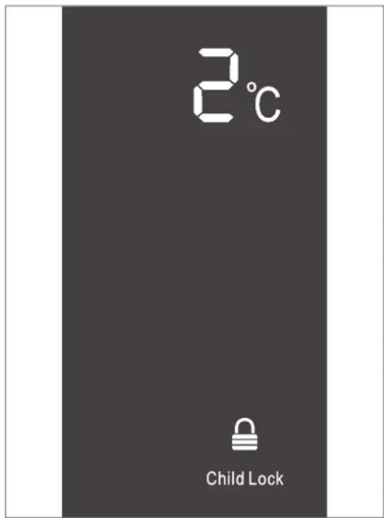 Hanseatic HKS18560DA2I - Activating the "Child Lock" function - 1