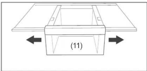 Hanseatic HKS18560DA2I - The fresh compartment - 1