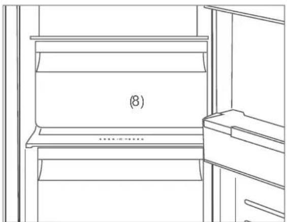 Hanseatic HKS18560DA2I - The cold-storage compartment - 1