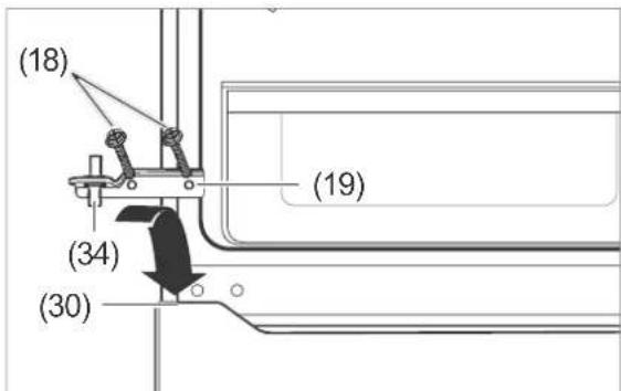 Hanseatic HKGK18860A2W - Removing the door - 21
