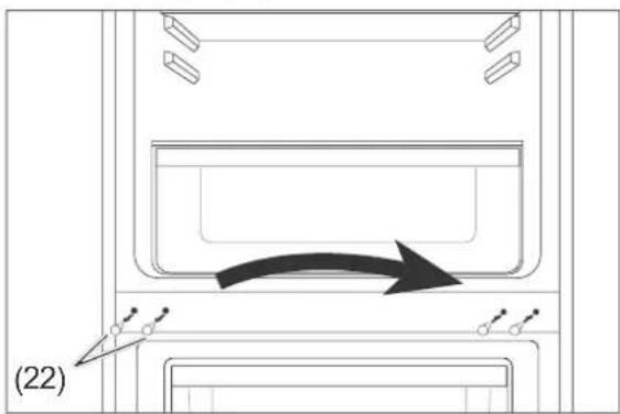 Hanseatic HKGK18860A2W - Removing the door - 8