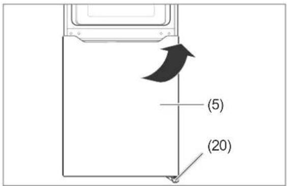Hanseatic HKGK18860A2W - Removing the door - 9