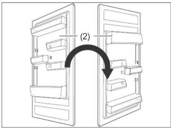 Hanseatic HKGK18860A2NFBK - Removing the door - 17