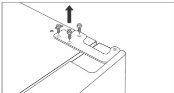 Hanseatic HKGK18560A3W - Changing the door hinges - 2