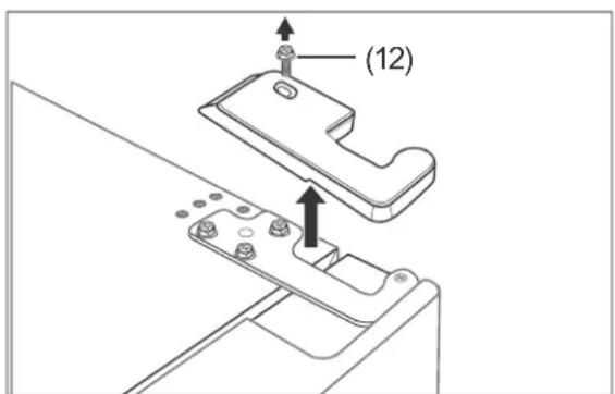Hanseatic HKGK18560A3W - Changing the door hinges - 1