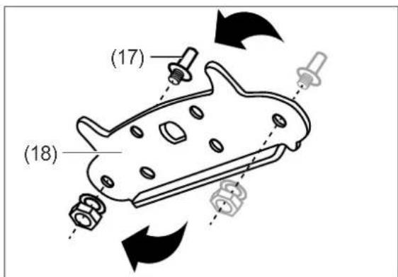 Hanseatic HKGK18560A2I - Changing the door hinges - 9