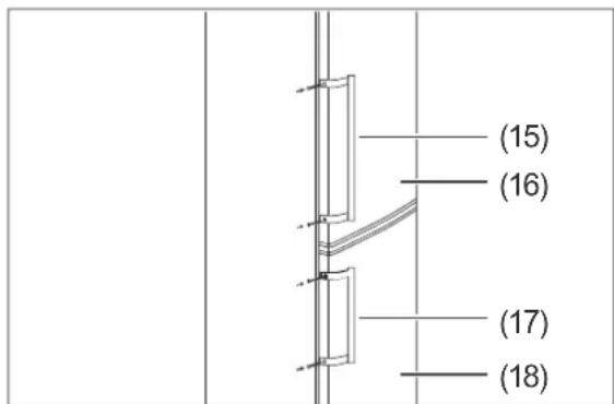 Hanseatic HKGK17455A2I - Attaching the door handles - 2