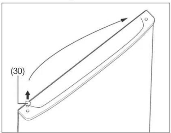 Hanseatic HKGK17455A2I - Preparing the doors and hinges for repositioning - 4