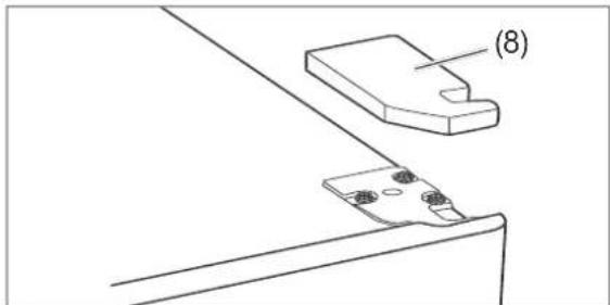 Hanseatic HKGK14349A1I - Changing the door hinges - 1