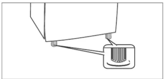 Hanseatic HGS 8555A1S - Gefrierschrank ausrichten - 1