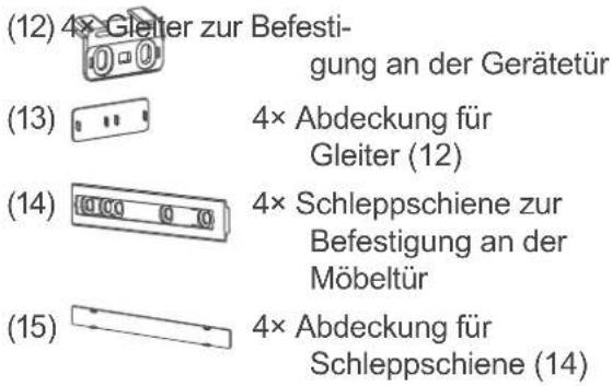 Hanseatic HEKS14454GA2 - Teile für den Einbau - 1