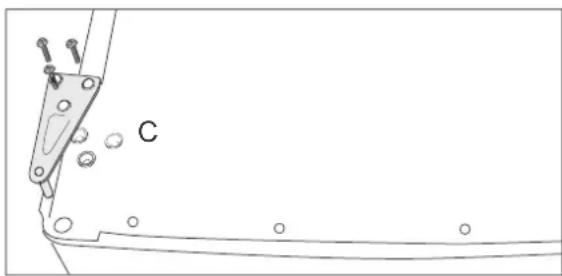 Hanseatic HEKS12254A1 - Changing the door hinges - 4