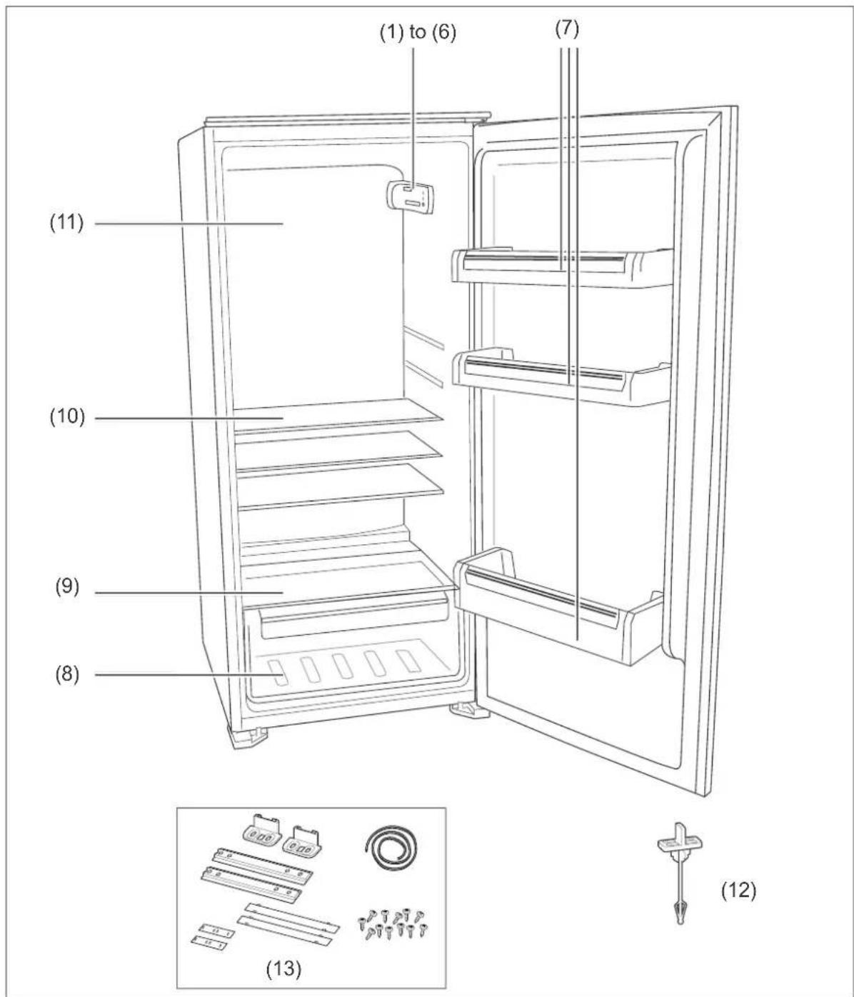 Hanseatic HEKS12254A1 - Appliance parts - 1