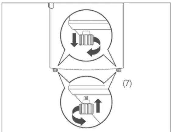 Hanseatic BCD-238BA2 - Gerät aufstellen und ausrichten - 1