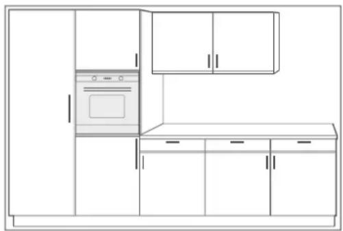 Hanseatic 65M40M1-E1131A - Installing the oven - 1