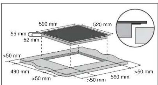 590 mm 520 mm 55 mm 52 mm >50 mm 490 mm >50 mm >50 mm 560 mm >50 mm