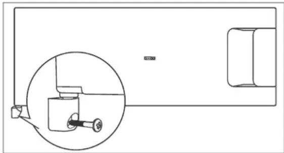 Hanseatic HKS8555GA1 - Changing the lower hinge - 8