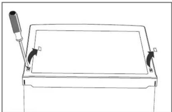 Hanseatic HKS8555A3I - Changing the door hinges - 2