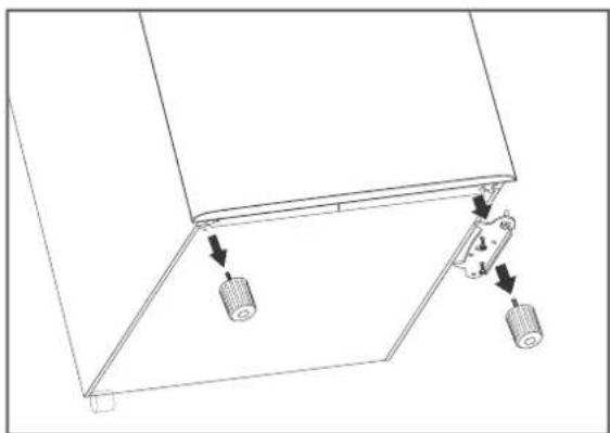 Hanseatic HKS8555A3I - Changing the door hinges - 7
