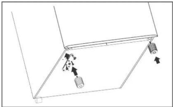 Hanseatic HKS8555A3I - Changing the door hinges - 11