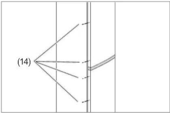 Hanseatic HKGK17455A2W - Attaching the door handles - 1